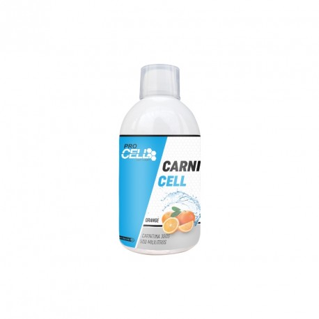  L- CARNITINA 500ML PRO CELL CARNIPURE . SABOR NARANJA .