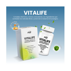 PACK 2 BOTES VITAMINAS VITALIFE 60 CAPSULAS PWD