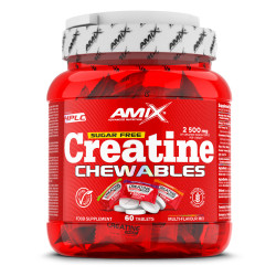 PACK 2 BOTES AMIX CREATINA MONOHIDRATO 120 TABLETAS MASTICABLES